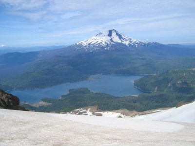 Llaima Volcano in Spring